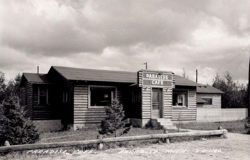 Paradise Cafe - Vintage Postcard (newer photo)